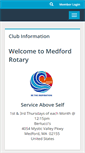 Mobile Screenshot of medfordrotaryclub.org